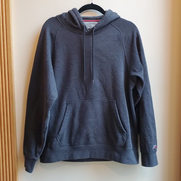Russell Athletic Tops - Russell Athletic Gray Hooded Sweatshirt Medium